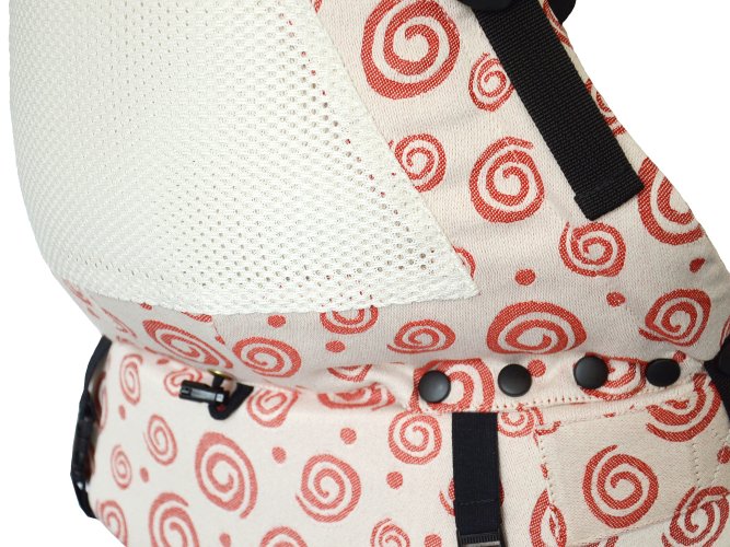 EVO 2 Red Spirals - AIR - waist belt type: soft waist belt filling