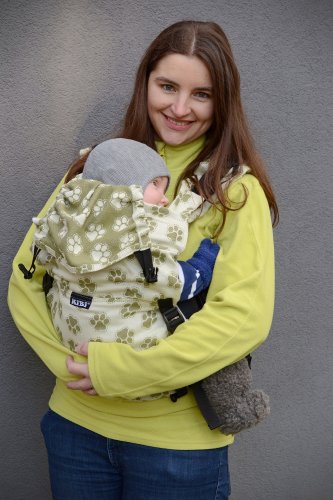 EVO 2 Olive Paws - typ výplně bederního pásu: měkká výplň
