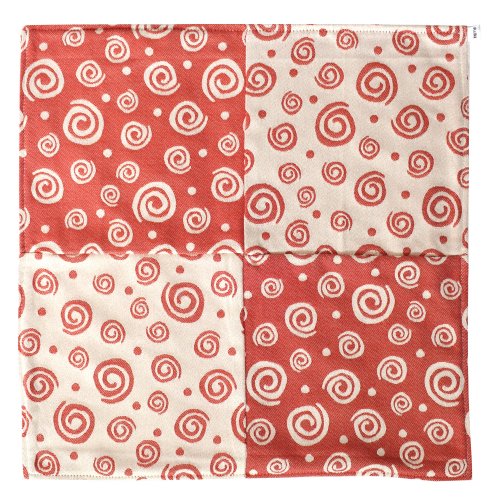 Cuddle cloth - Color: Red Spirals