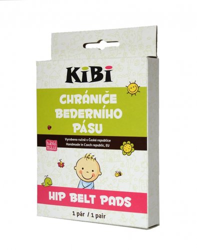 Hip belt pads - various colors - Color: Burgundy, size of hip belt pads: 2 (for models Newborn a MAXI)