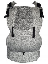 SIMPLE Grey Illusion - set carrier, drool pads, pouch