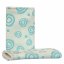 Teething drool pads Turquoise Spirals