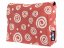 SIMPLE Red Spirals inverse - set carrier, drool pads, pouch