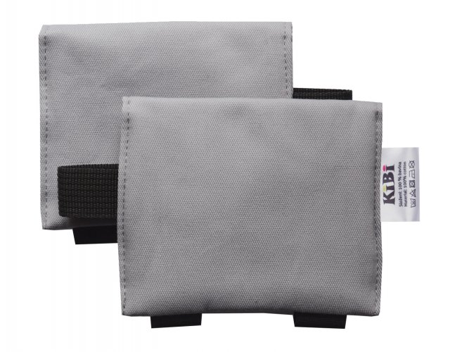Chrániče bederního pásu - různé barvy - Barva: Šedá/Grey, velikost chráničů: 1 (pro starší modely KiBi, EVO, EVO 2, IN)