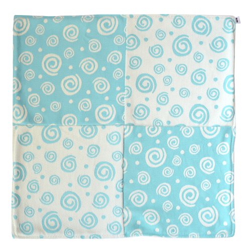Mazlící dečka - ňuňánek - Barva: Turquoise Spirals