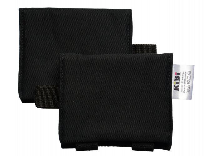 Hip belt pads - various colors - Color: Black, size of hip belt pads: 1 (for older models KiBi, EVO, EVO 2, IN)