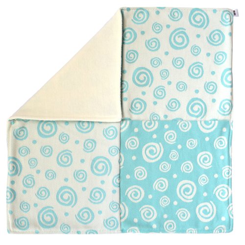 Mazlící dečka - ňuňánek - Barva: Turquoise Spirals