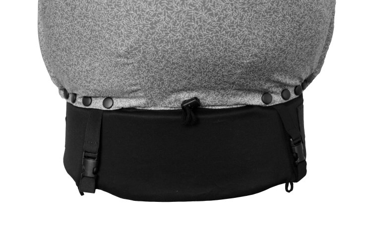 IN Grey Leaves - waist belt type: firm waist belt filling