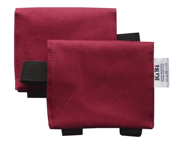 Chrániče bederního pásu - různé barvy - Barva: Bordó/Burgundy, velikost chráničů: 1 (pro starší modely KiBi, EVO, EVO 2, IN)