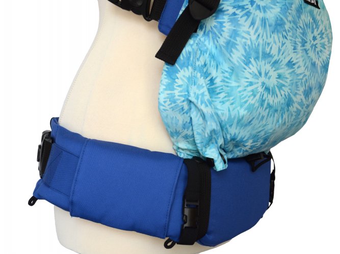 Chrániče bederního pásu - různé barvy - Barva: Modrá/Blue, velikost chráničů: 1 (pro starší modely KiBi, EVO, EVO 2, IN)