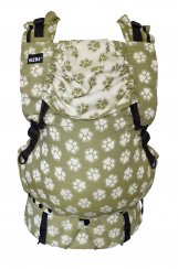 IN Olive Paws inverse - sada carrier, drool pads, pouch