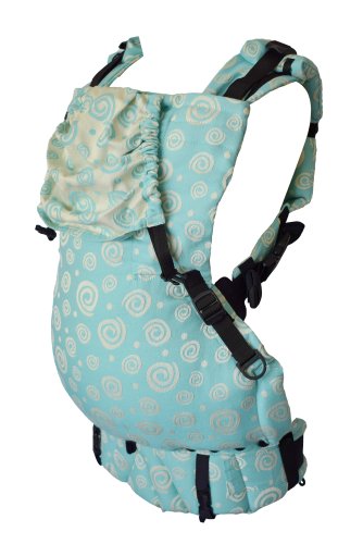 IN Turquoise Spirals inverse - H (pevný bederní pás)