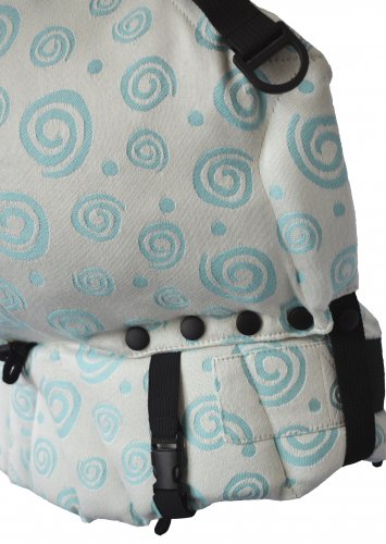 IN Turquoise Spirals - waist belt type: firm waist belt filling