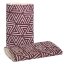 Teething drool pads Burgundy Illusion inverse