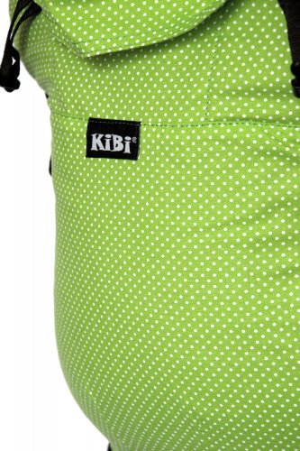 KiBi EVO Green with dots - waist belt type: firm waist belt filling