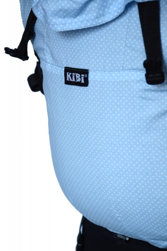 KiBi EVO Blue with dots - waist belt type: soft waist belt filling