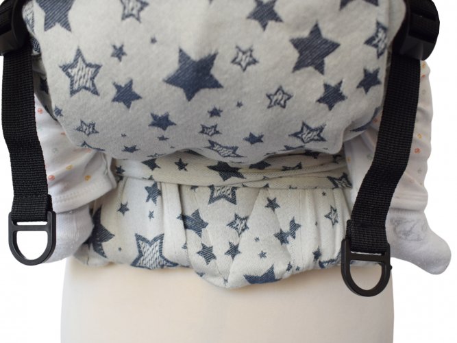 Newborn Night Stars TAI - waist belt type: firm waist belt filling