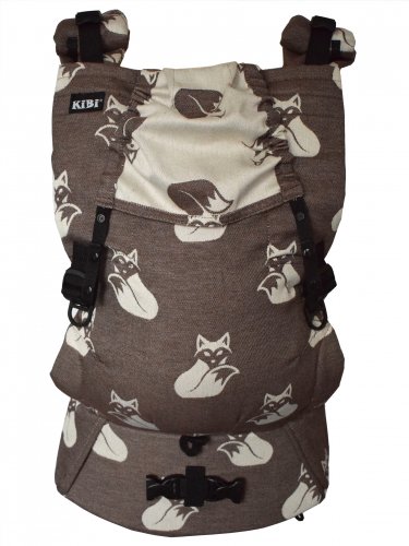 Newborn Foxes inverse - set carrier, drool pads, pouch - waist belt type: firm waist belt filling