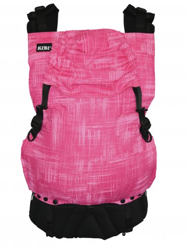 IN Marble Pink - sada carrier, drool pads, pouch - waist belt type: firm waist belt filling