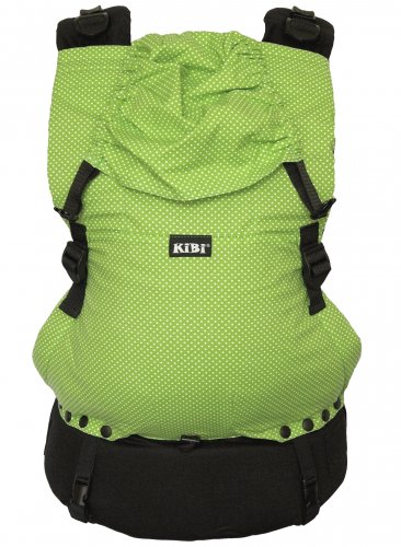 KiBi EVO Green with dots - waist belt type: soft waist belt filling