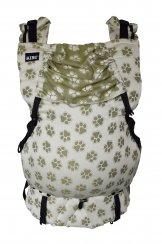 IN Olive Paws - sada carrier, drool pads, pouch
