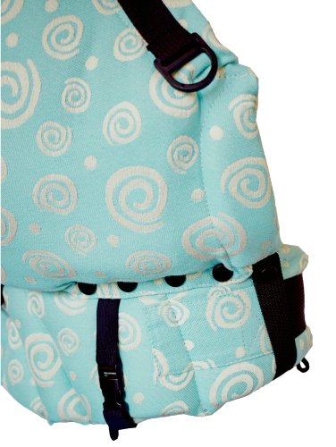 IN Turquoise Spirals inverse - H (pevný bederní pás)